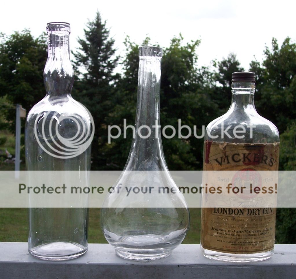 U.S.A. bottle collection found in Canada Antique Bottles, Glass, Jars